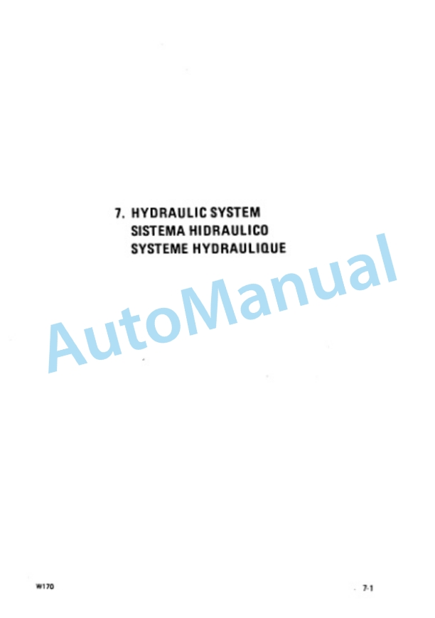 Komatsu W170 Wheel Loader Parts Manual PXPB03840105-4