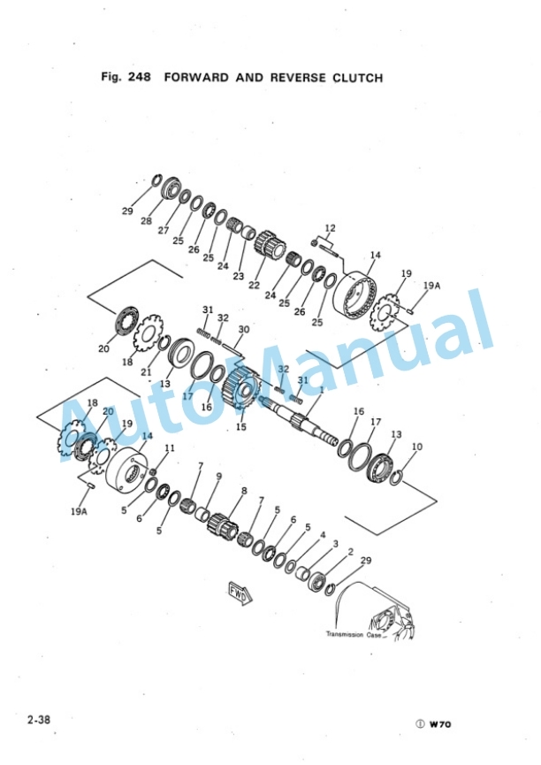 Komatsu W70 Wheel Loader Parts Manual PXPB03810104-2