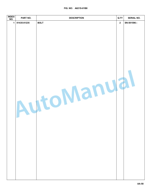 Komatsu WA100M-6 Parts Manual WA100M6-2