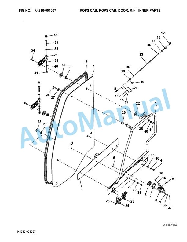 Komatsu WA100M-8E0 Parts Catalog H11201-UP-4