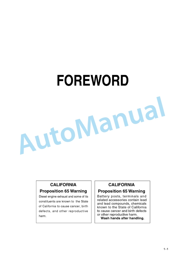 Komatsu WA150L-5 Operation and Maintenance Manual TEN00210