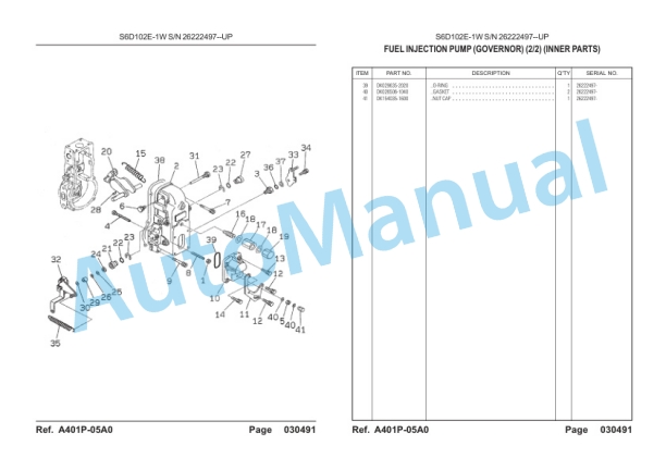 Komatsu WA180-3 Parts Book-2