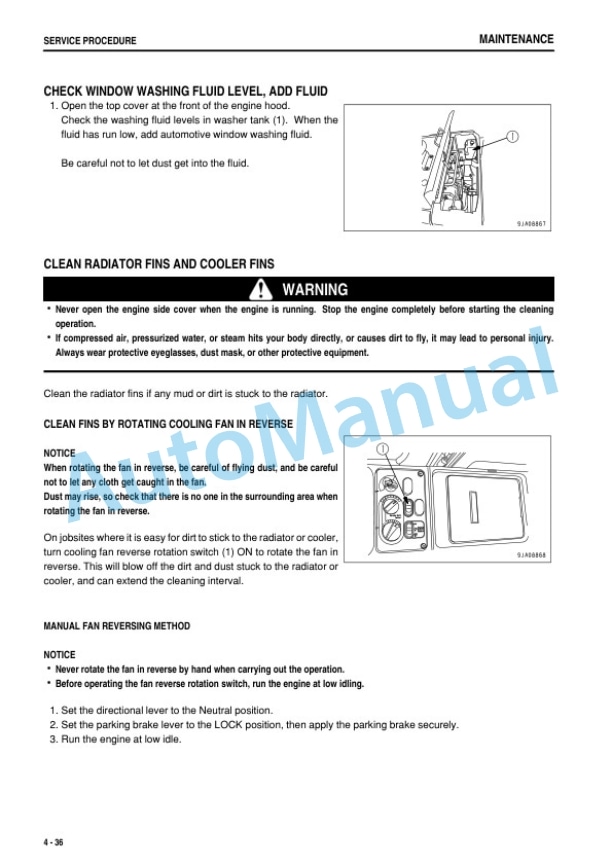 Komatsu WA200-6 Wheel Loader Operation and Maintenance Manual PEN00504-12-5