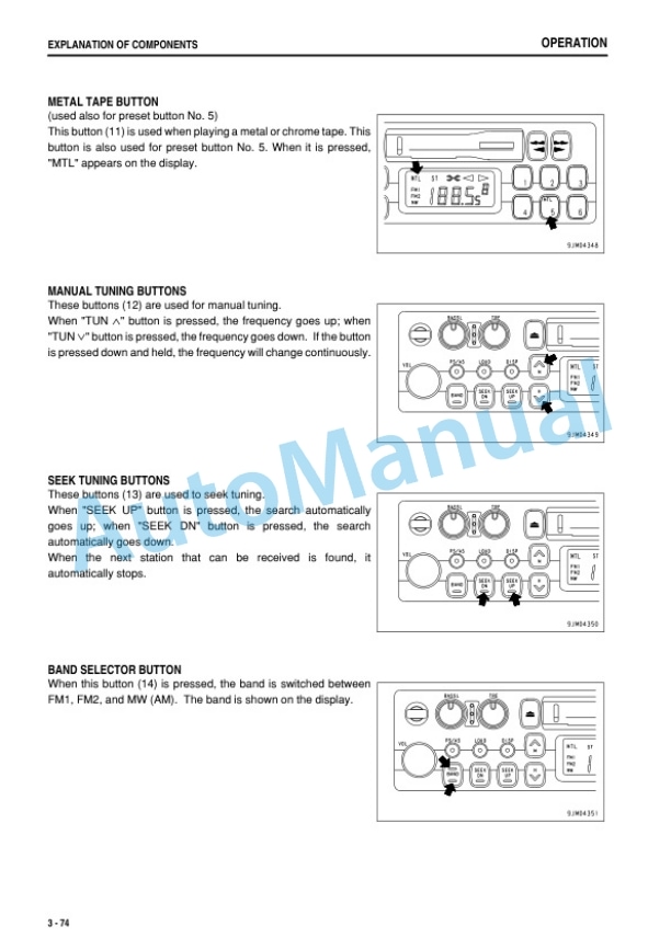 Komatsu WA200-6 Wheel Loader Operation and Maintenance Manual PEN00740-09-3