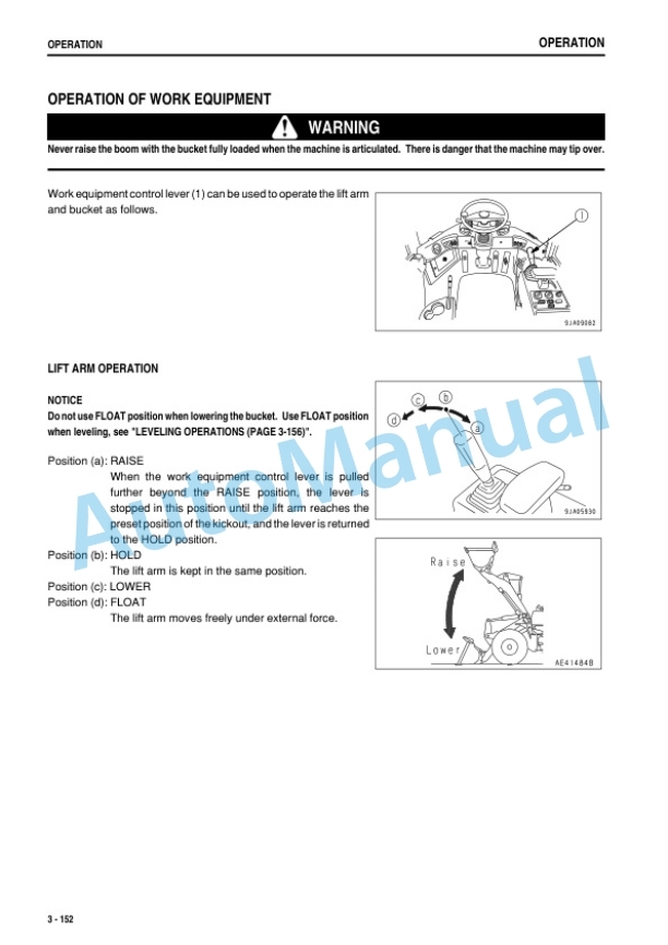 Komatsu WA200-6 Wheel Loader Operation and Maintenance Manual PEN01016-06-4
