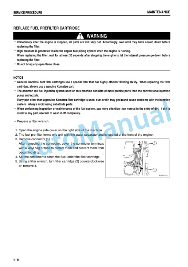 Komatsu WA200PZ-6 Wheel Loader Operation and Maintenance Manual TEN00406-09-5
