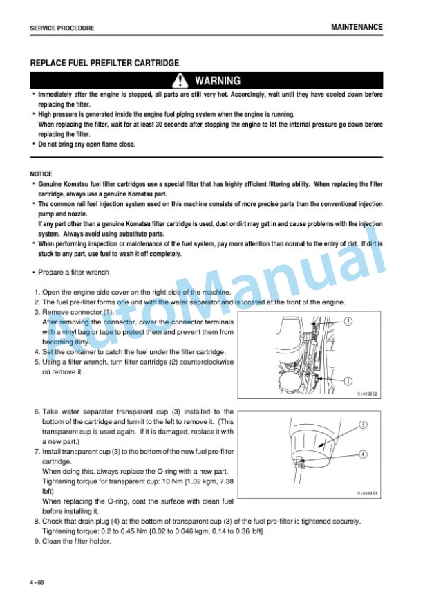 Komatsu WA200PZ-6 Wheel Loader Operation and Maintenance Manual TEN01101-00-5