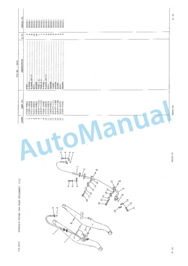 Komatsu WA250-1H Wheel Loader Parts Manual JEPB000901-5