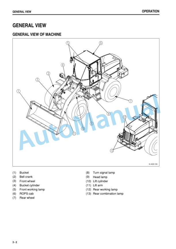 Komatsu WA250-5 Wheel Loader Operation and Maintenance Manual PEN01880-00-2