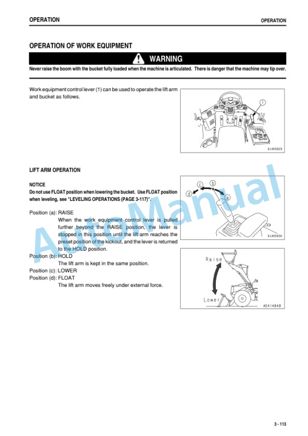 Komatsu WA250-5 Wheel Loader Operation and Maintenance Manual PEN01880-00-4