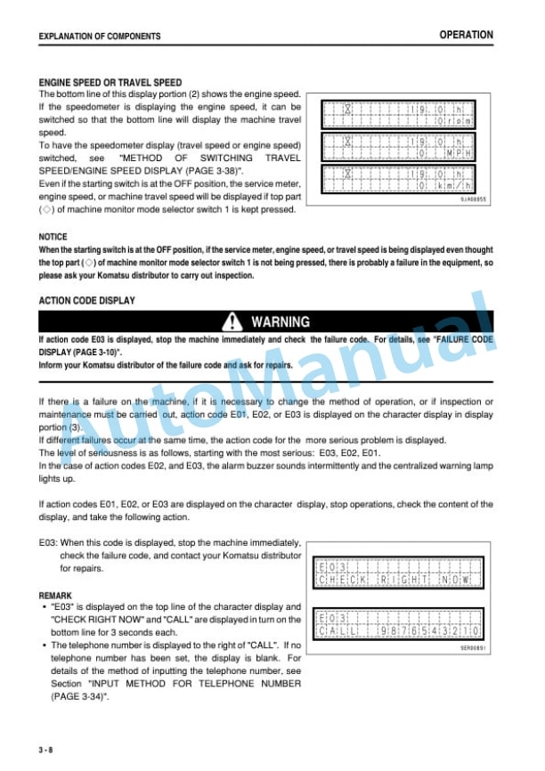 Komatsu WA250-6 Wheel Loader Operation and Maintenance Manual PEN01017-05-2