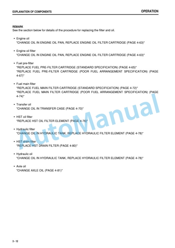 Komatsu WA250-6 Wheel Loader Operation and Maintenance Manual PEN01860-00-2