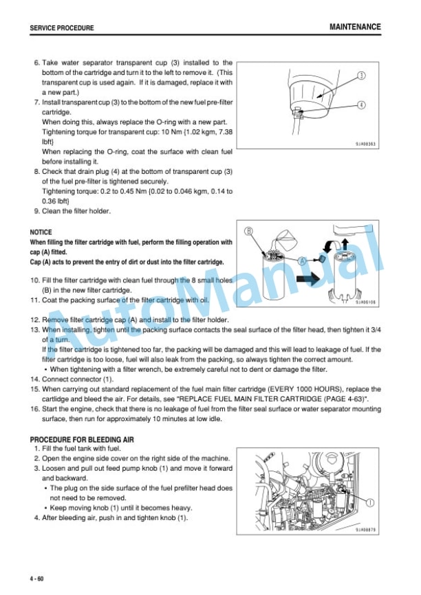 Komatsu WA250PZ-6 Wheel Loader Operation and Maintenance Manual TEN00454-09-5