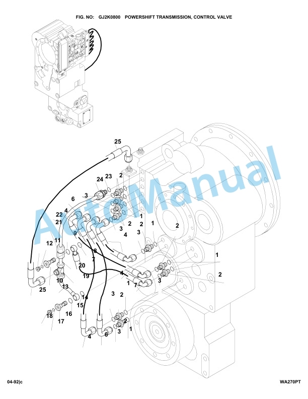 Komatsu WA270PT-3 Parts Manual WA270PT-3