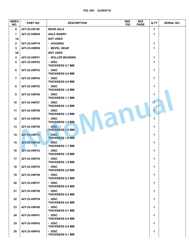 Komatsu WA270PT-3 Parts Manual WA270PTE-3