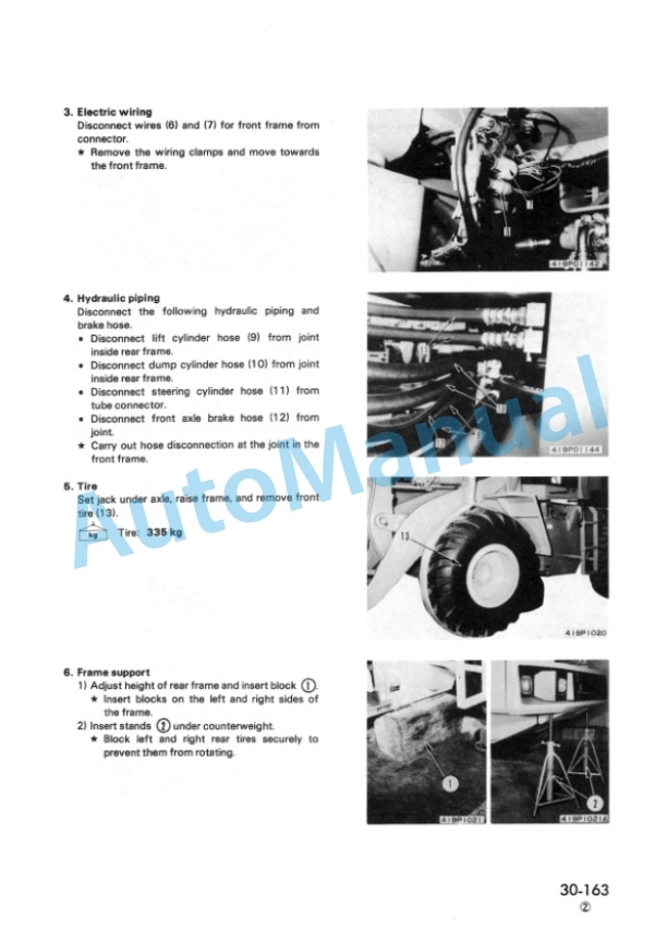 Komatsu WA320-1 Wheel Loader Shop Manual SEBMU4190103-5