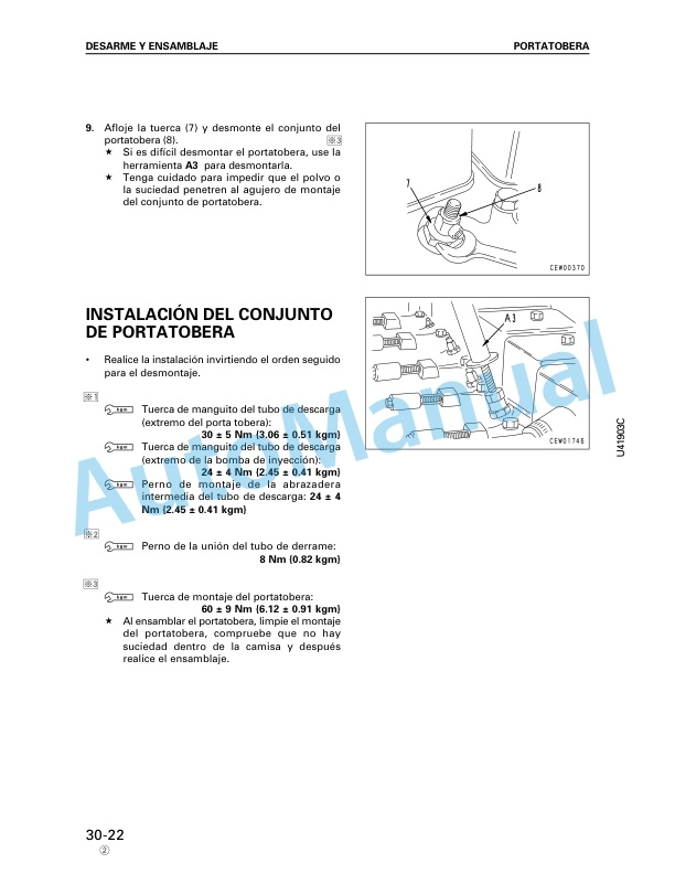 Komatsu WA320-3 Custom Avance Loader Shop Manual GSBM010302-4
