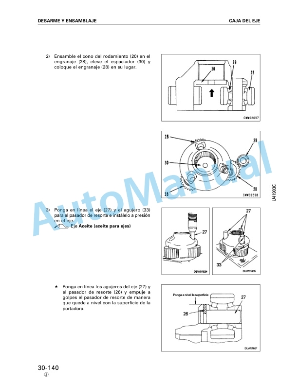 Komatsu WA320-3 Custom Avance Loader Shop Manual GSBM010302-5