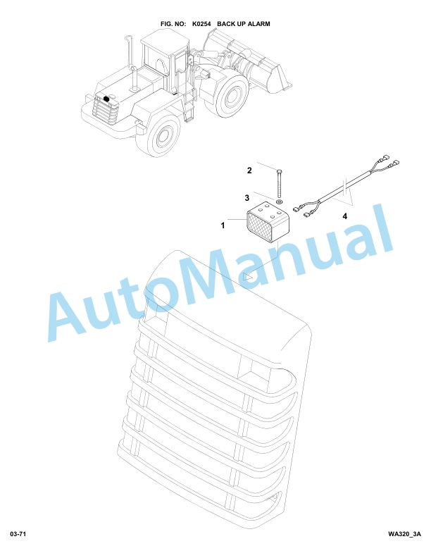 Komatsu WA320-3 Parts Manual WA320_3A-2