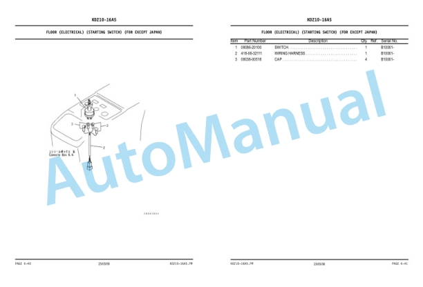 Komatsu WA320-5-W, SAA6D102E-2 Parts Manual KEPB001400-4