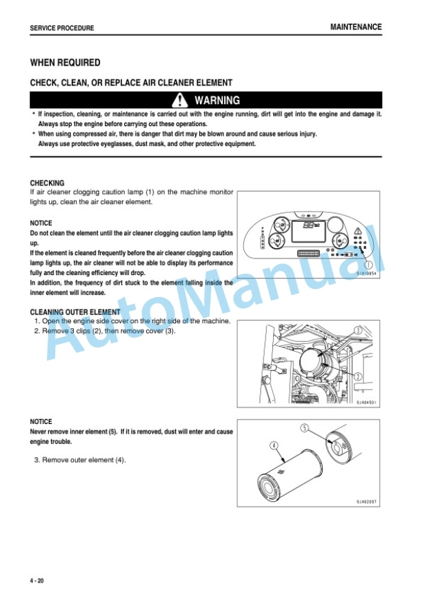 Komatsu WA320-5 Wheel Loader Operation and Maintenance Manual PEN00916-06-5