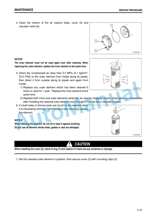 Komatsu WA320-5 Wheel Loader Operation and Maintenance Manual PEN01881-00-5
