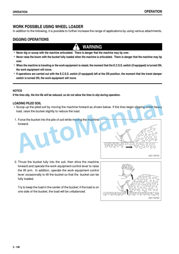 Komatsu WA320-6 Wheel Loader Operation and Maintenance Manual PEN01861-00-4