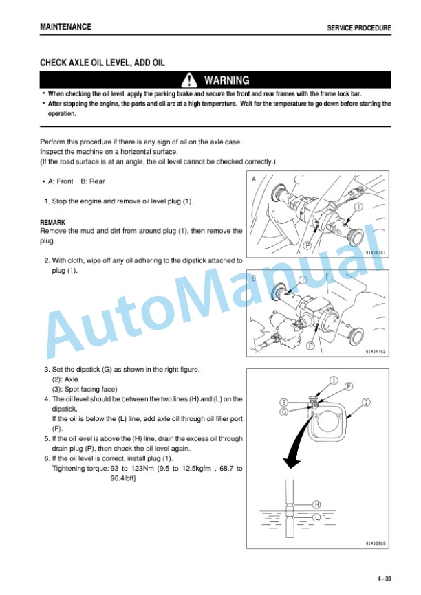 Komatsu WA320-6 Wheel Loader Operation and Maintenance Manual PEN01861-00-5