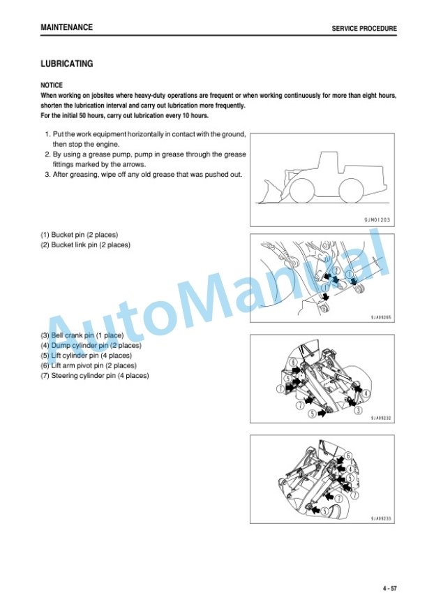 Komatsu WA320PZ-6 Wheel Loader Operation and Maintenance Manual TEN01103-00-5