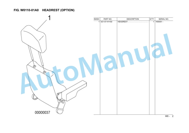 Komatsu WA320PZ-6 Wheel Loader Parts Manual VZPB1H6201-5