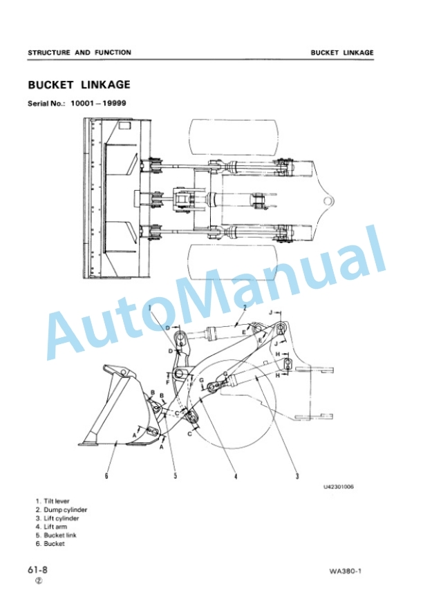 Komatsu WA380-1 Shop Manual SEBMU4230106-4