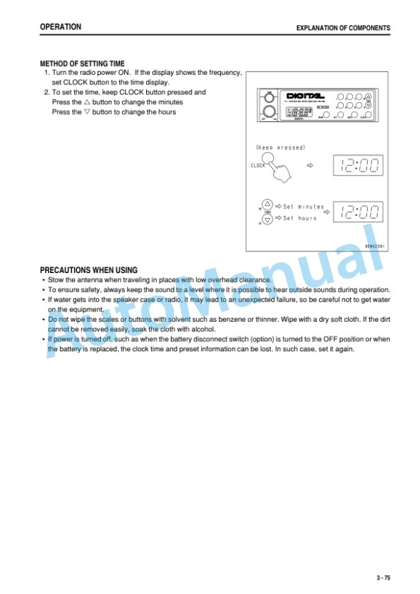 Komatsu WA380Z-6 Wheel Loader Operation and Maintenance Manual PEN01866-00-3