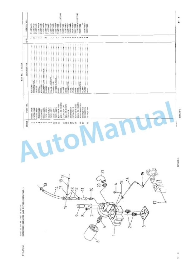 Komatsu WA420-1H Wheel Loader Parts Manual JEPB000701-2