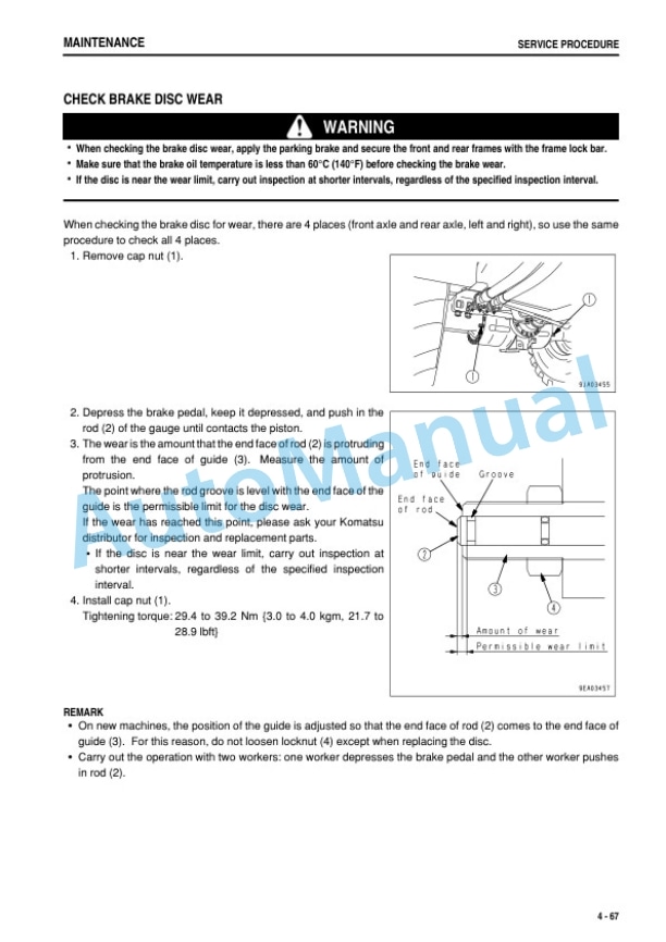 Komatsu WA430-5 Wheel Loader Operation and Maintenance Manual PEN01767-01-5