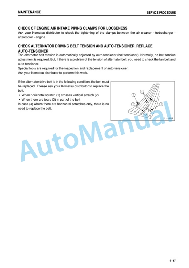 Komatsu WA430-6 Wheel Loader Operation and Maintenance Manual PEN01867-00-5