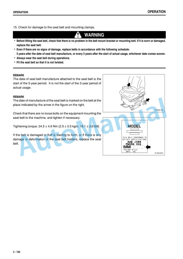 Komatsu WA430-6 Wheel Loader Operation and Maintenance Manual PEN01868-00-3