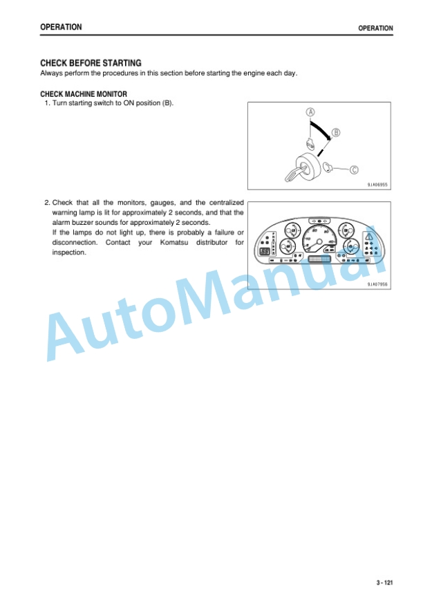 Komatsu WA430-6 Wheel Loader Operation and Maintenance Manual TEN01061-01-3