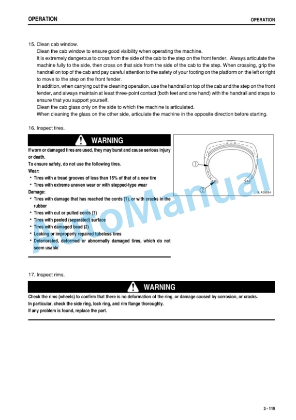 Komatsu WA430-6 Wheel Loader Operation and Maintenance Manual TEN01104-00-3