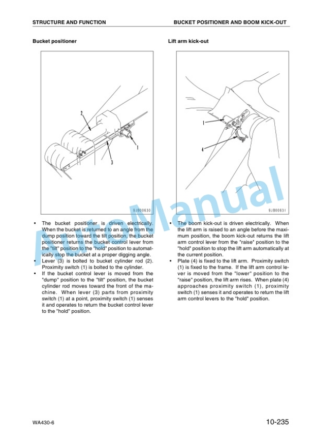 Komatsu WA430-6 Wheel Loader Shop Manual VEBM350100-2