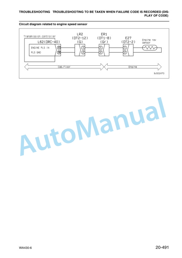 Komatsu WA430-6 Wheel Loader Shop Manual VEBM350100-4