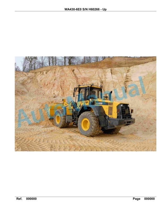 Komatsu WA430-6E0 Parts Manual H60266-up