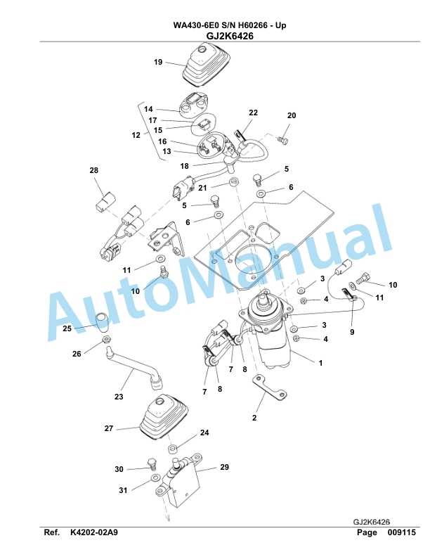 Komatsu WA430-6E0 Parts Manual H60266-up-4