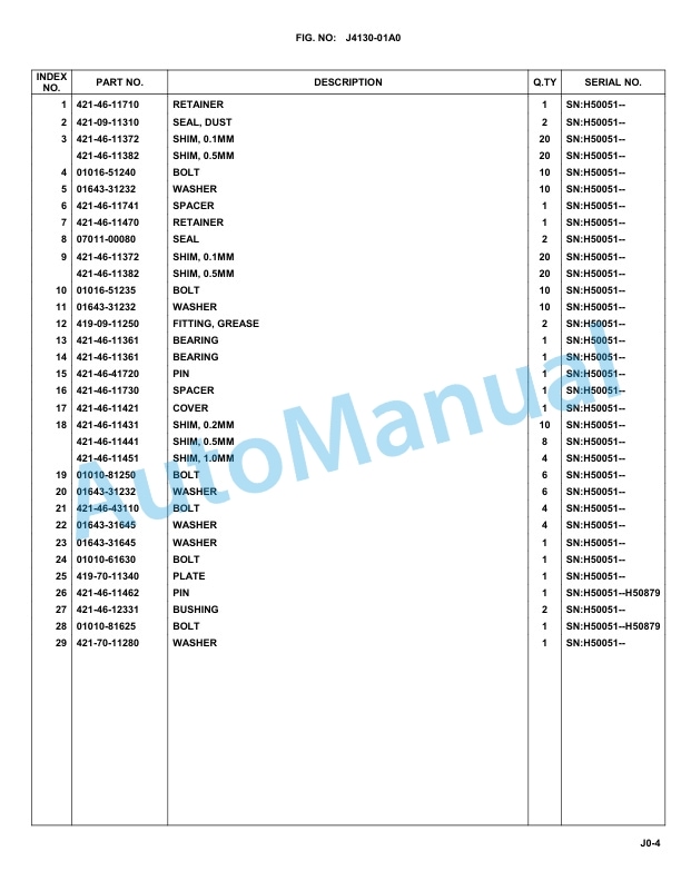 Komatsu WA470-6 Parts Manual WA470_6B-3