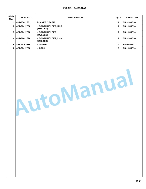 Komatsu WA470-6 Parts Manual WA470_6B-5