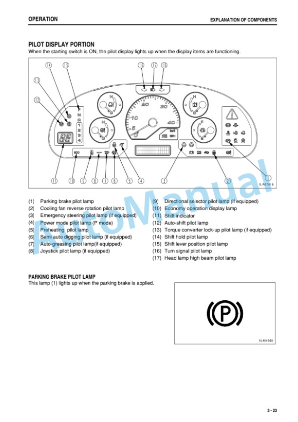 Komatsu WA470-6 Wheel Loader Operation and Maintenance Manual PEN01869-00-2