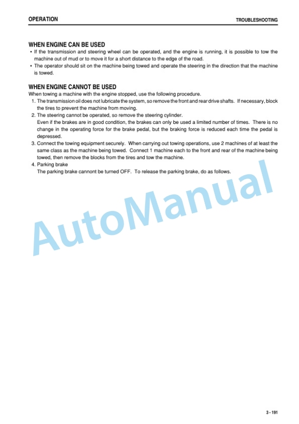 Komatsu WA470-6 Wheel Loader Operation and Maintenance Manual PEN01869-00-4