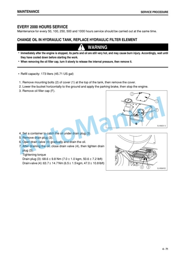 Komatsu WA470-6 Wheel Loader Operation and Maintenance Manual PEN01869-00-5