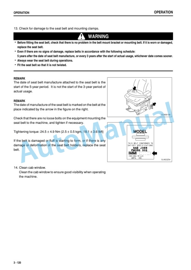 Komatsu WA470-6 Wheel Loader Operation and Maintenance Manual PEN01871-00-3
