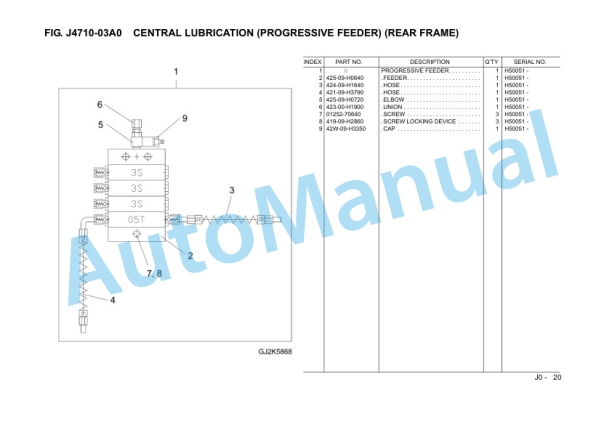 Komatsu WA470-6 Wheel Loader Parts Manual VZPB194602-3