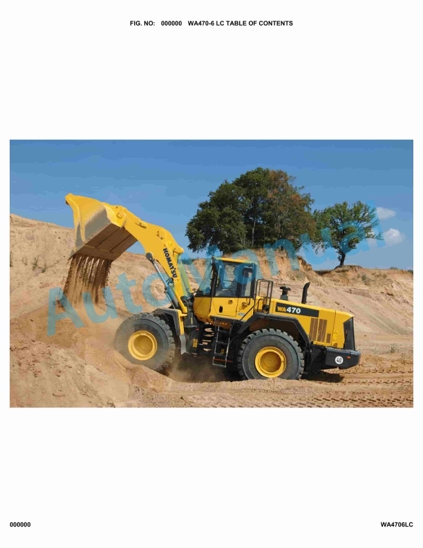 Komatsu WA470-6LC Parts Manual